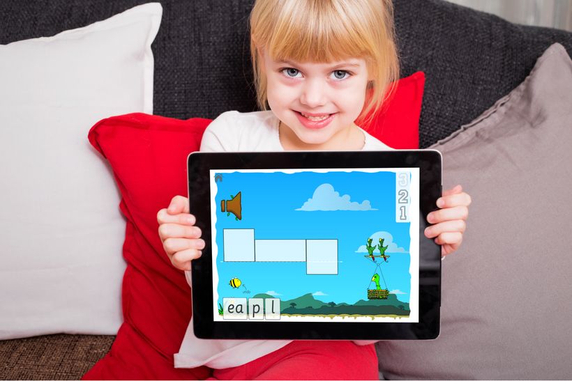 Image of html5 game focused on phonics